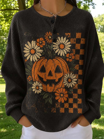 Women'S Casual Printed Sweatshirt