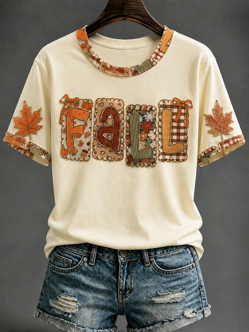 Women's Fall Short-sleeved T-shirt