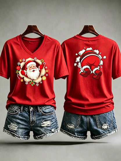 Women's Christmas Print T-Shirt