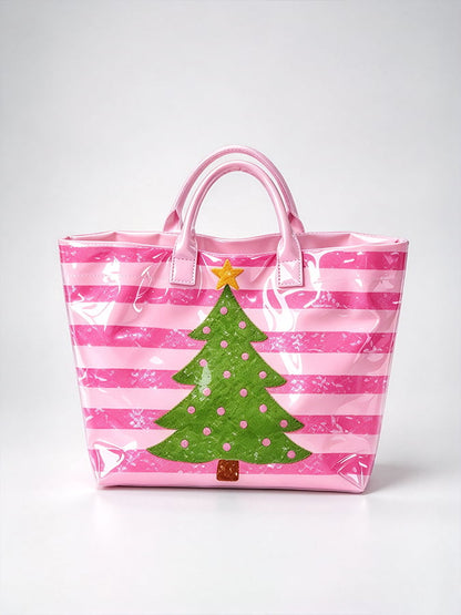 Christmas Tree Print Bag