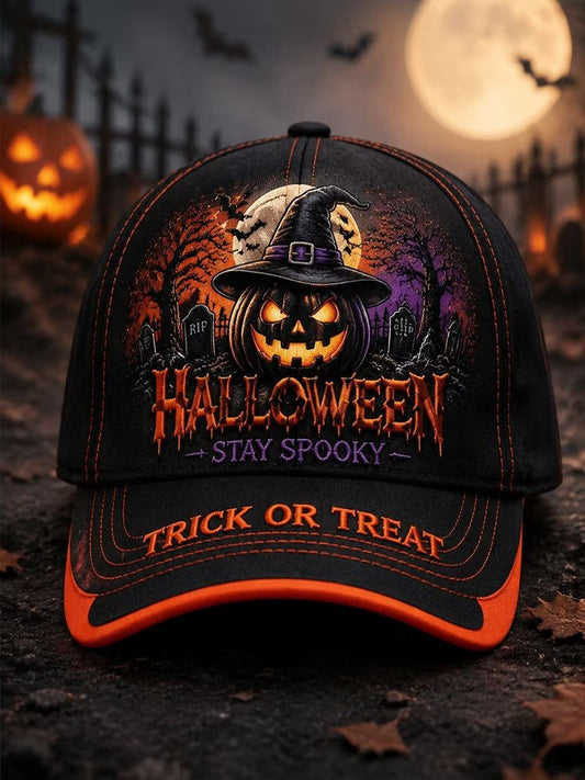 Unisex Halloween Blood-Stain Print Hat