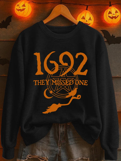 Women's 1692 They Missed One Printed Sweatshirt