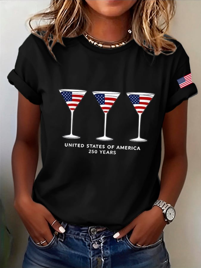 Women's America 250th Anniversary  T-shirt