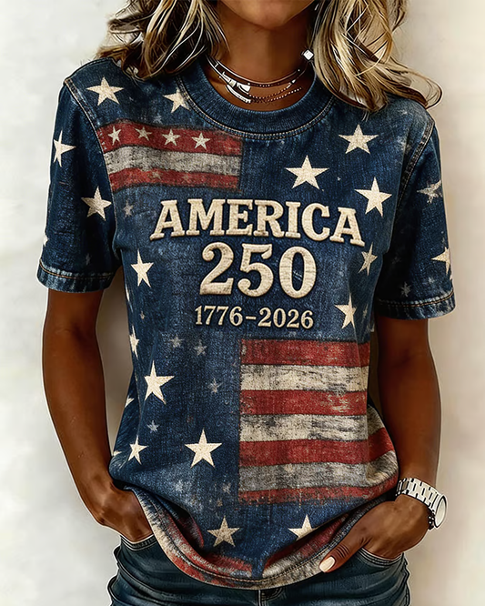 Women's Celebrating The 250th Anniversary Short Sleeve T-Shirt