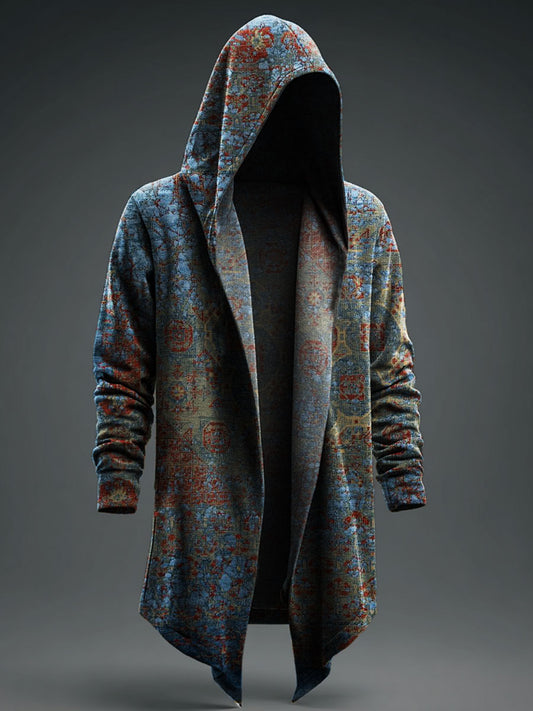 Ethnic Flowers Casual Hoodie Jacket
