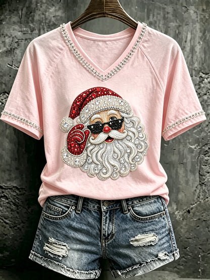 Women's Christmas Print T-Shirt