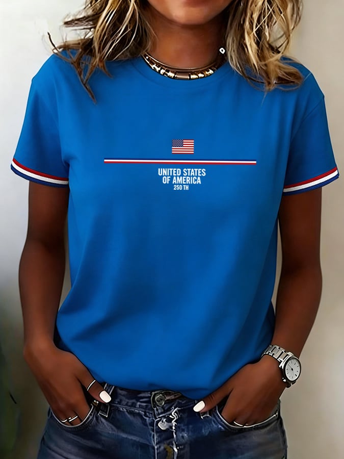 Women's Casual 250th Anniversary Commemorative T-shirt