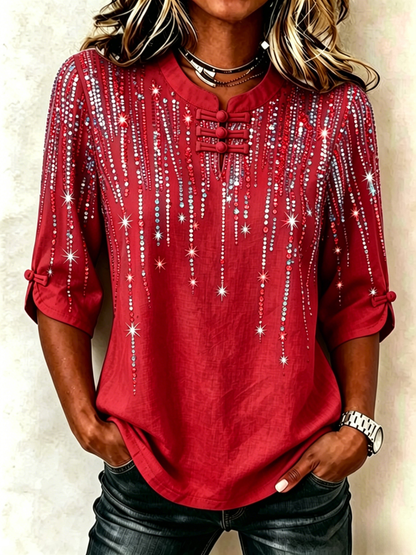 Women's 250th Anniversary Button Top
