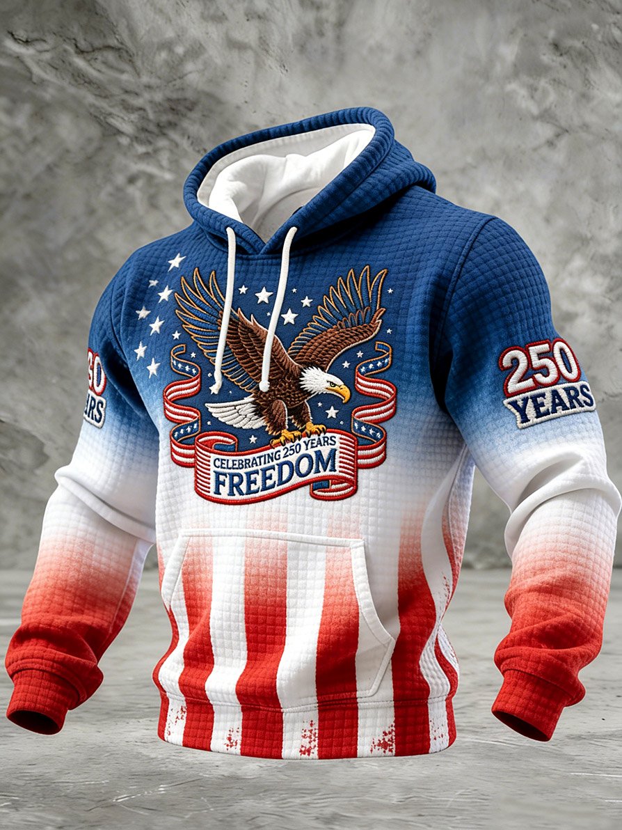 Men's US 250th Anniversary Commemorative Design Hoodie