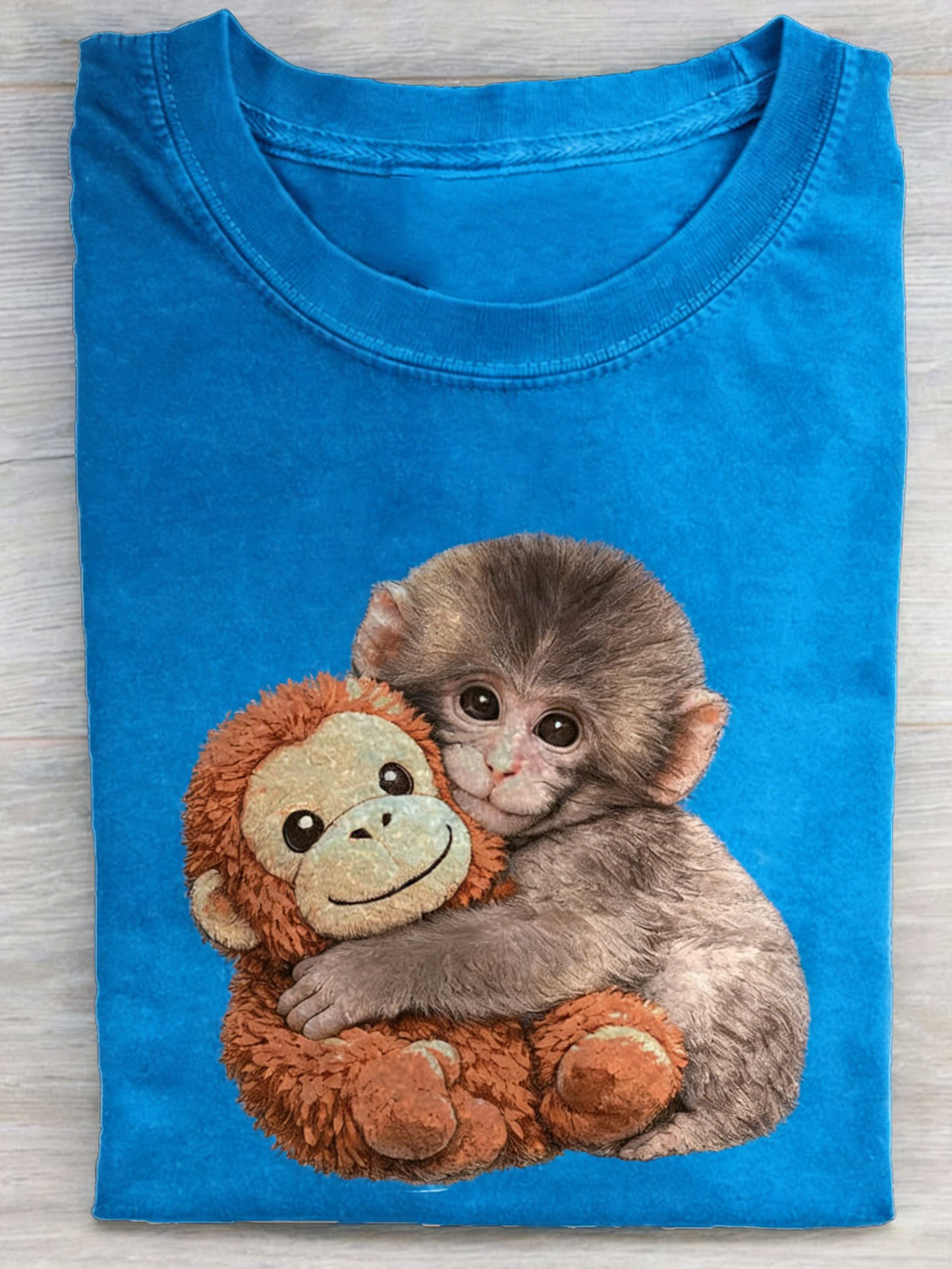 Punch The Monkey Art Print T-shirt