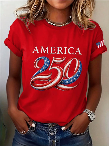 Women's America 250th Anniversary  T-shirt