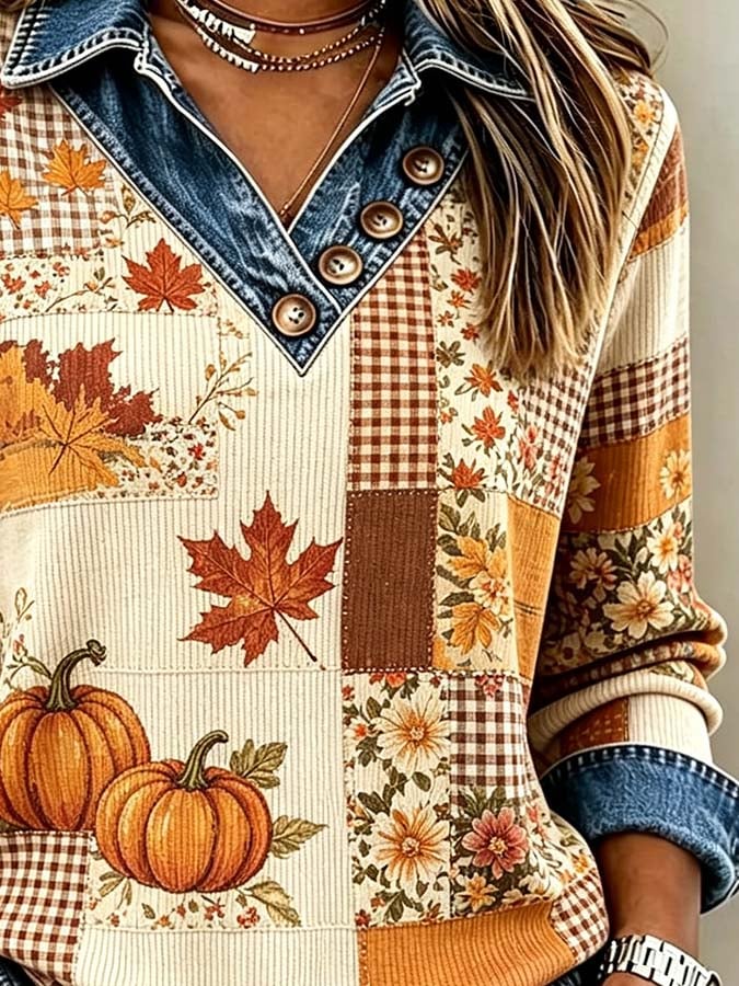 Women'S Casual Printed Top