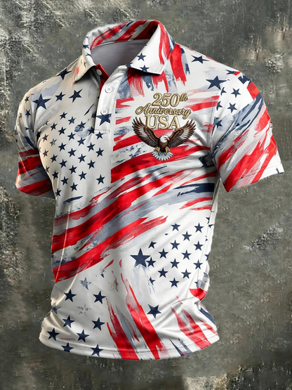 Men's 250th Anniversary Print Business Top