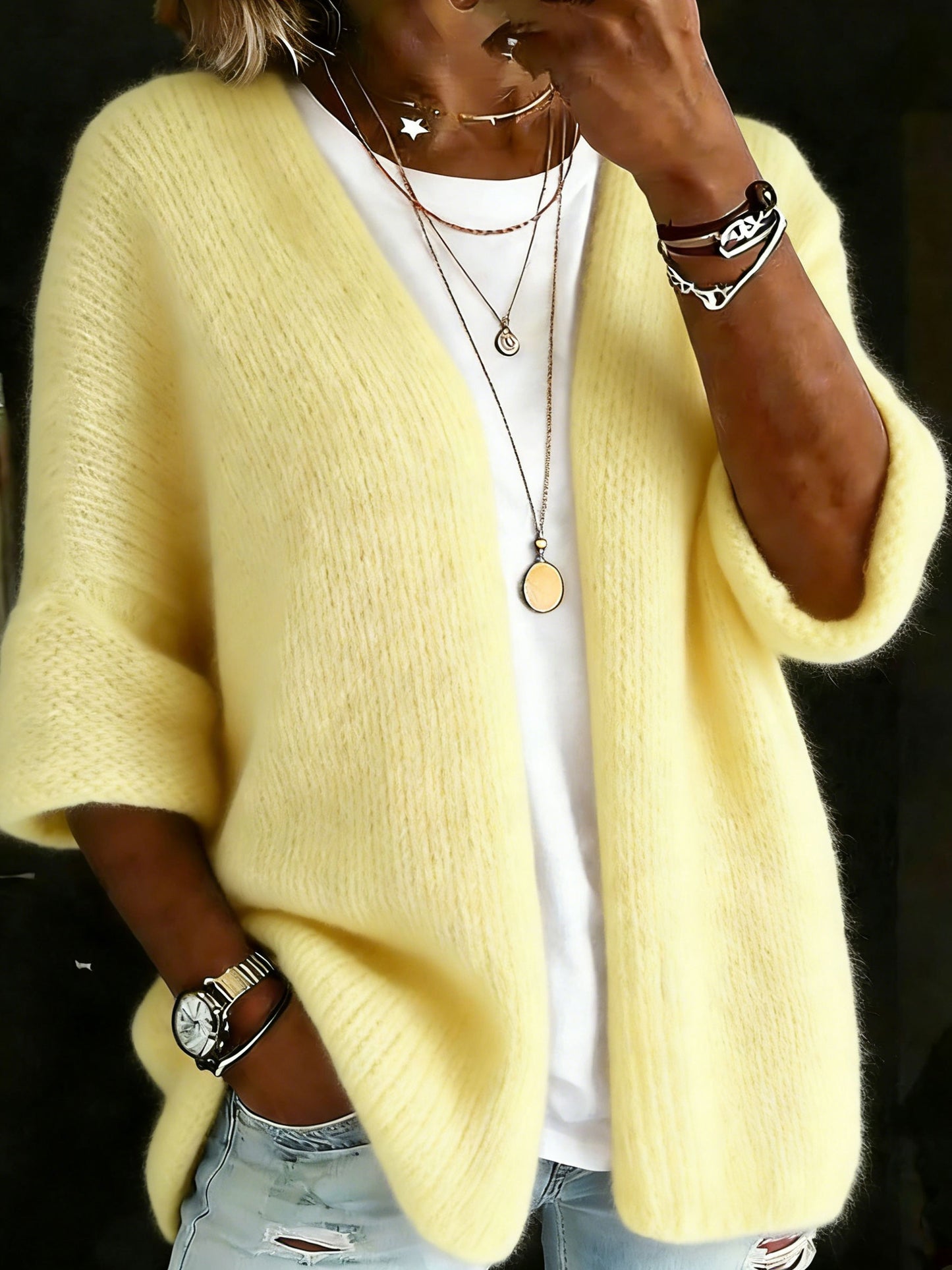 Casual Long Sleeve Sweater Cardigan
