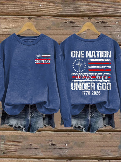 Women's Casual Printed Long-Sleeve Sweatshirt