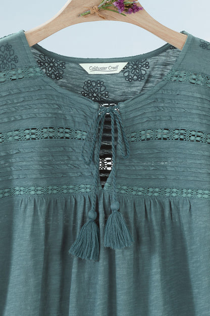 Ayla Lace Trim Tee