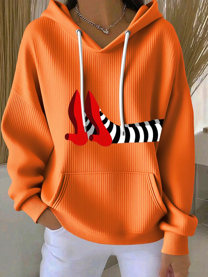 🔥HOT SALE🔥Women's Halloween Print Casual Hoodie