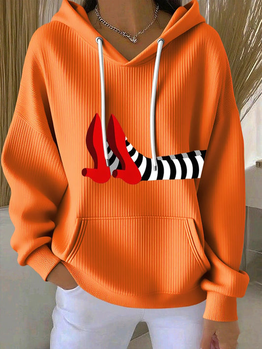 🔥HOT SALE🔥Women's Halloween Print Casual Hoodie