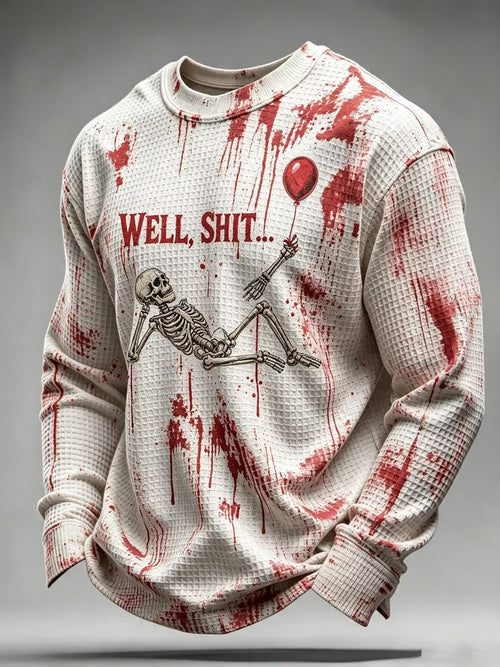 Men's Retro Halloween Well, shirt... Printing top