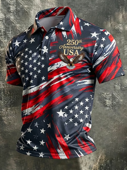 Men's 250th Anniversary Print Business Top