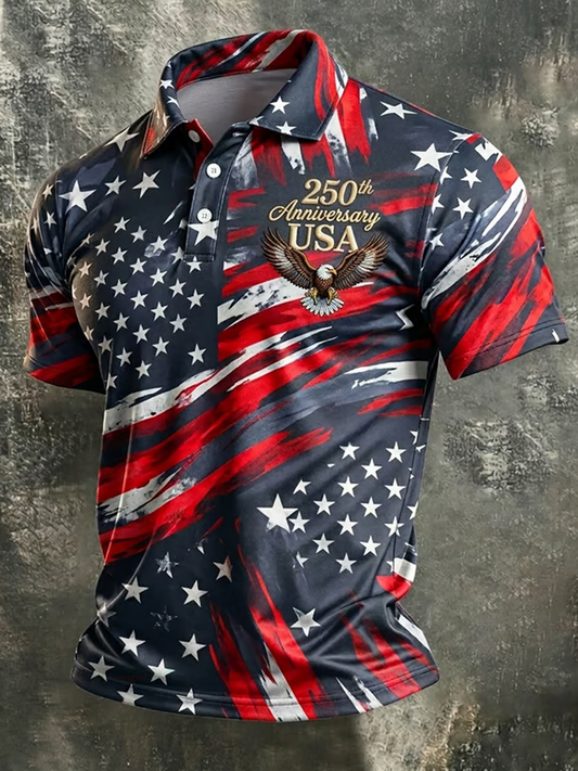 Men's 250th Anniversary Print Business Top