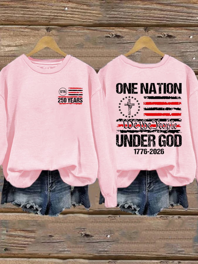 Women's Casual Printed Long-Sleeve Sweatshirt