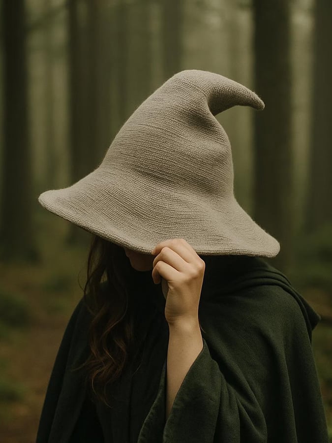 🔥HOT SALE🔥Halloween wool knitted witch hat