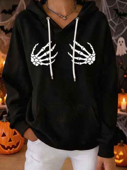 Women's Casual Print Hoodie