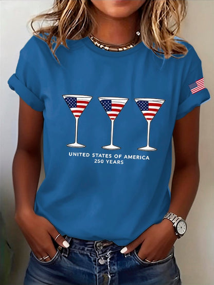 Women's America 250th Anniversary  T-shirt