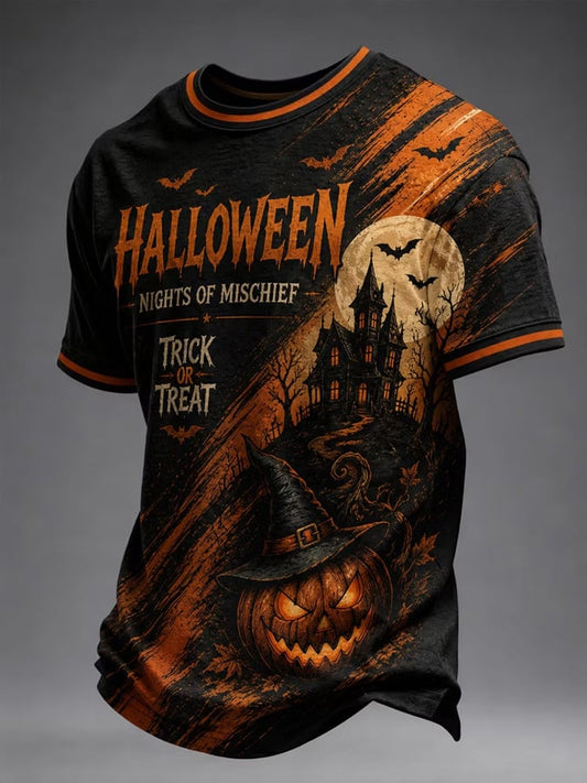 Men's Halloween Print T-Shirt