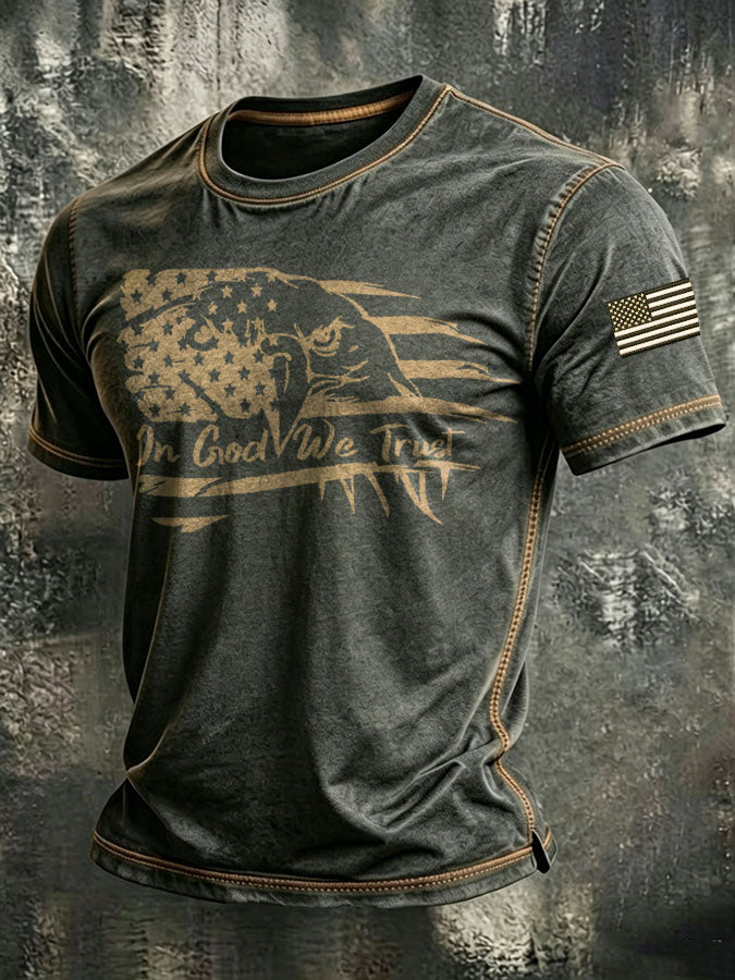 Men'S American Eagle Printed Casual T-Shirt