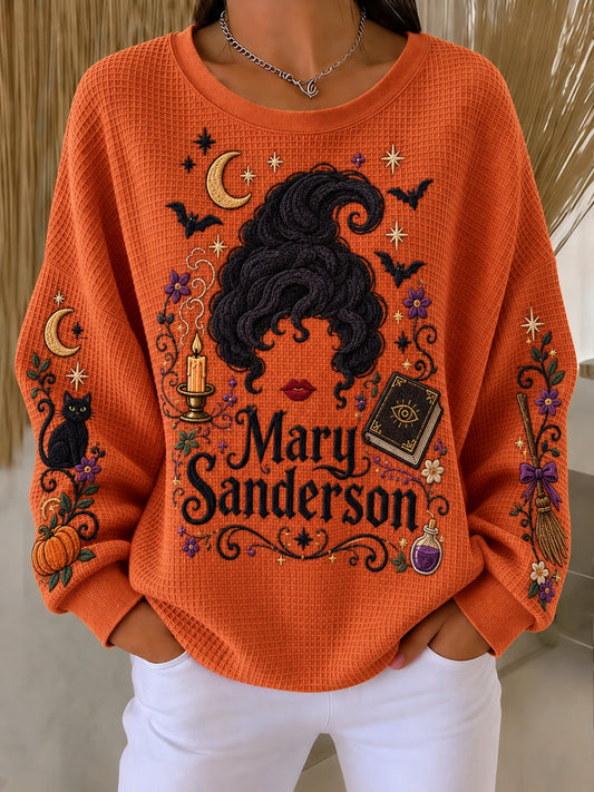 Women's Halloween Print Sweatshirt
