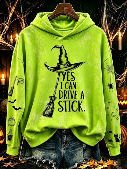 Women's Halloween Print Hoodie