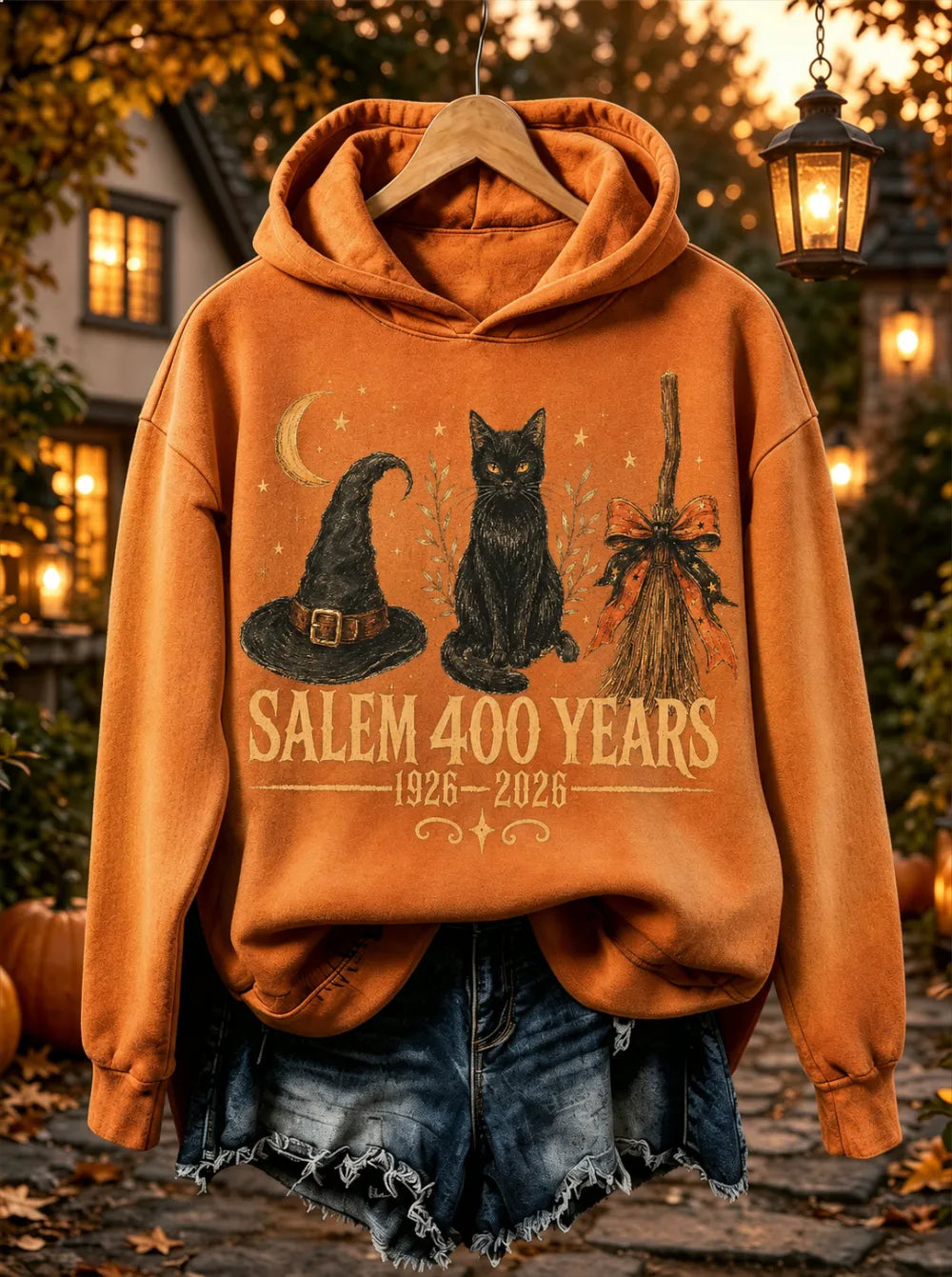 Women'S Salem 400 Years Hooded Sweatshirt