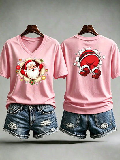 Women's Christmas Print T-Shirt