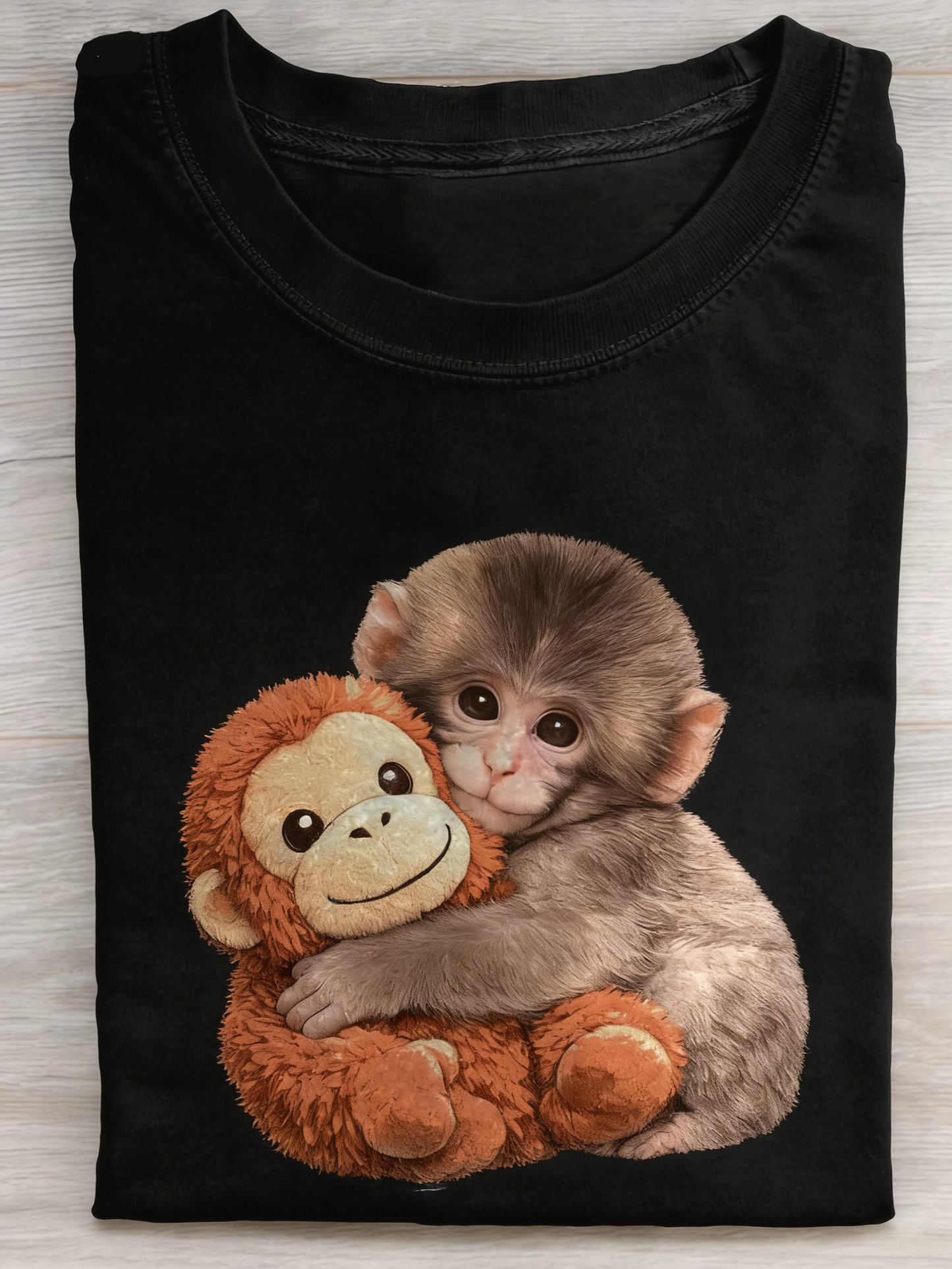 Punch The Monkey Art Print T-shirt