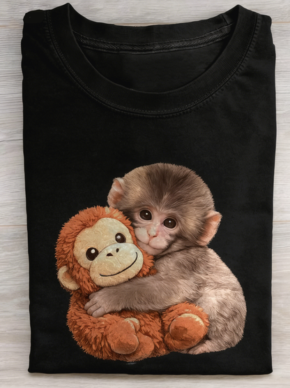 Punch The Monkey Art Print T-shirt