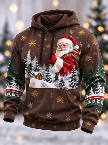 Men's Casual Christmas Hooded