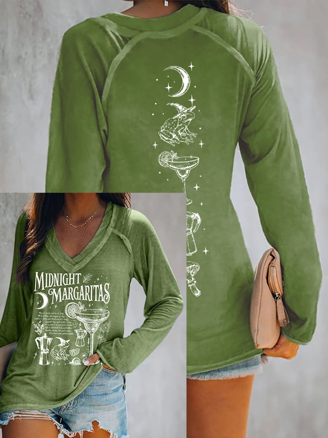 Women's Midnight Margaritas Print Top