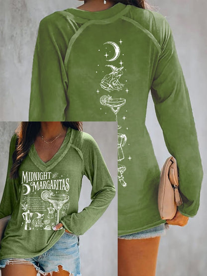 Women's Midnight Margaritas Print Top