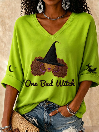 Women's African American Witch Halloween Top