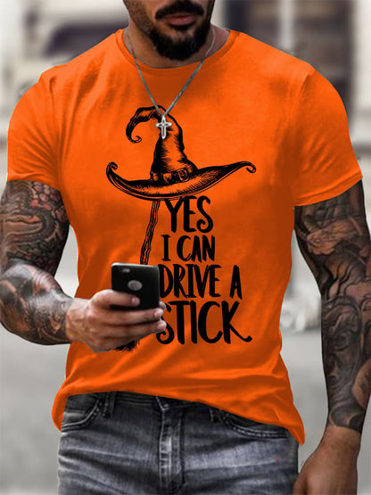 🔥Buy 2 Get 10% Off🔥Men's Yes I Can Drive A Stick Short-sleeved T-shirt