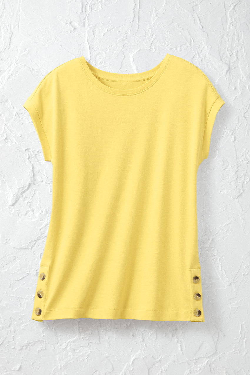 #BestCotton™ Side-Button Tunic