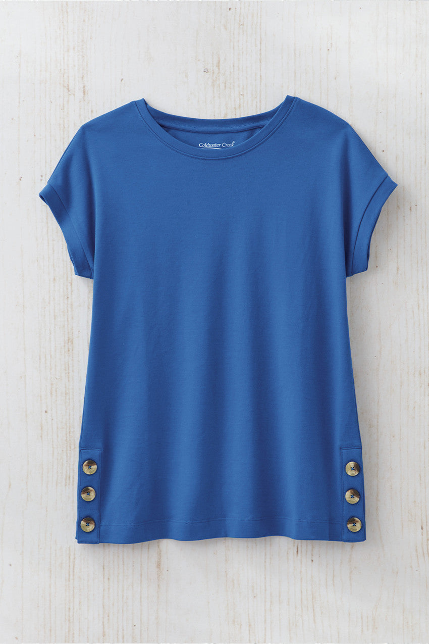#BestCotton™ Side-Button Tunic