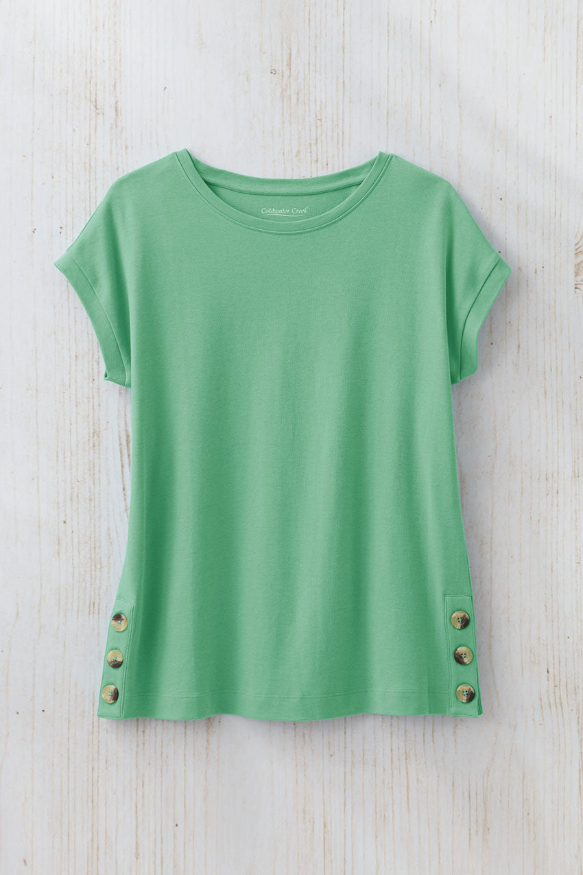 #BestCotton™ Side-Button Tunic