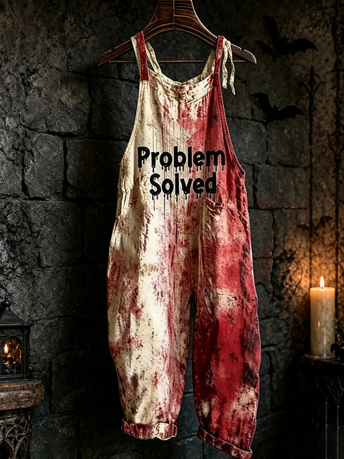 Women'S Casual Halloween Overalls