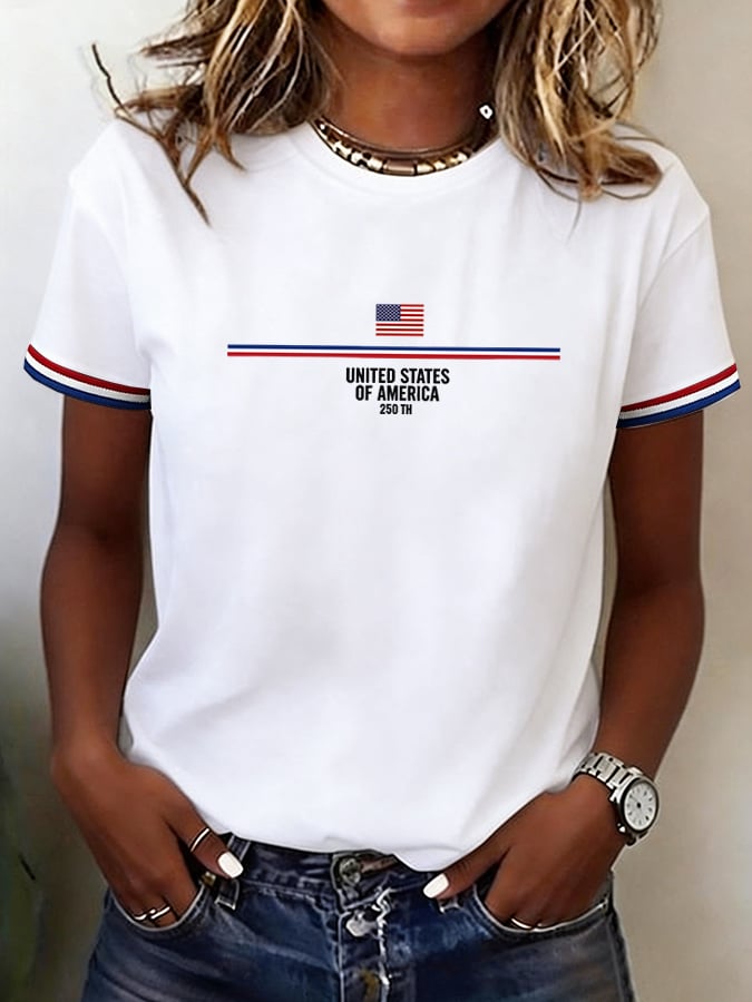 Women's Casual 250th Anniversary Commemorative T-shirt