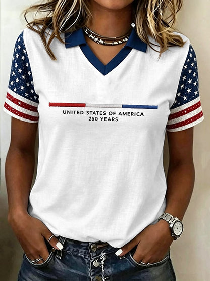 Women's United States 250TH Anniversary Print Shirt