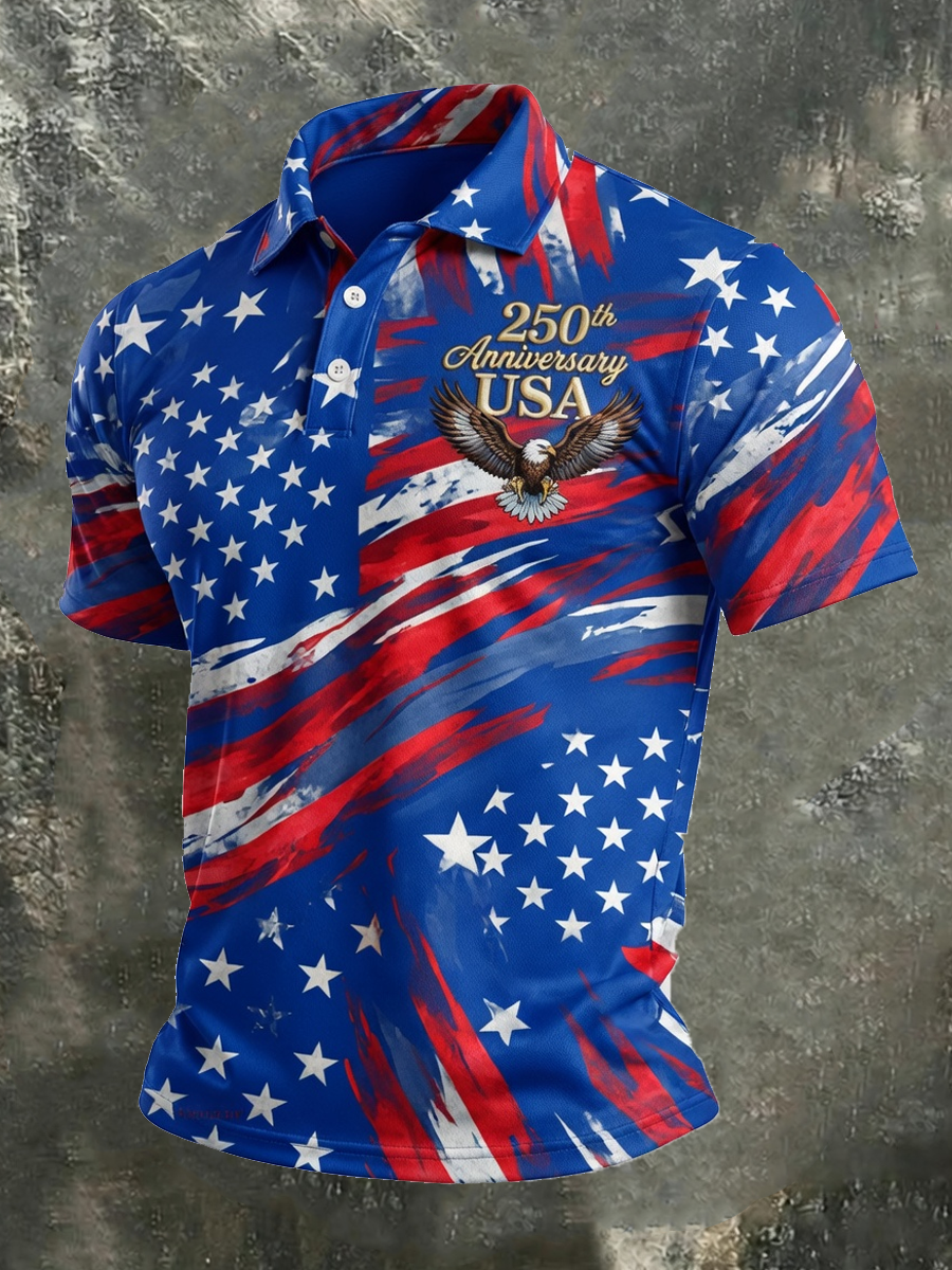 Men's 250th Anniversary Print Business Top