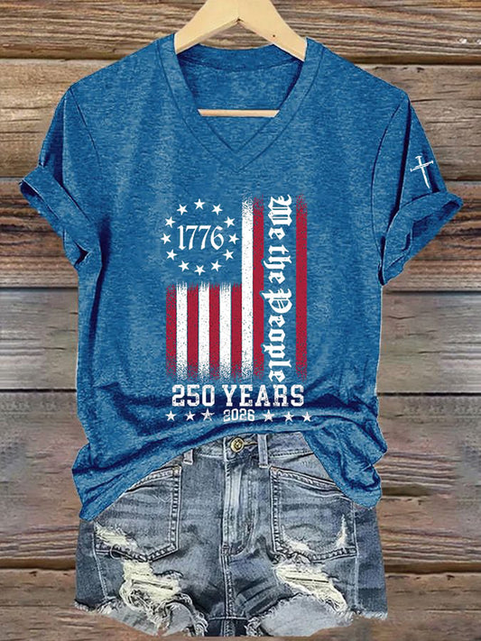 Women's Casual Printed Short-Sleeve T-Shirt